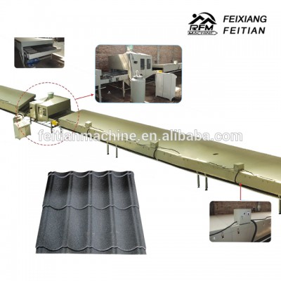 New building materials stone coated roofing tile making machine